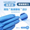 【勤達】NBR無粉手套(加厚)藍-100只/盒-S、M、L、XL號